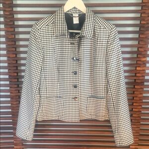 Les Copains Houndstooth Blazer